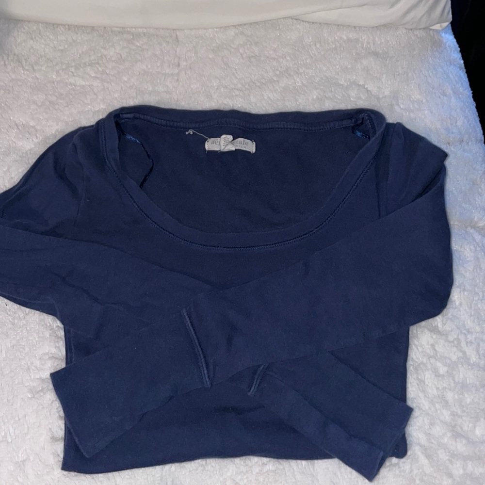 Long Sleeve Blue Shirt